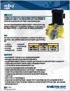 美國(guó)米頓羅mRoy新款液壓隔膜計(jì)量泵